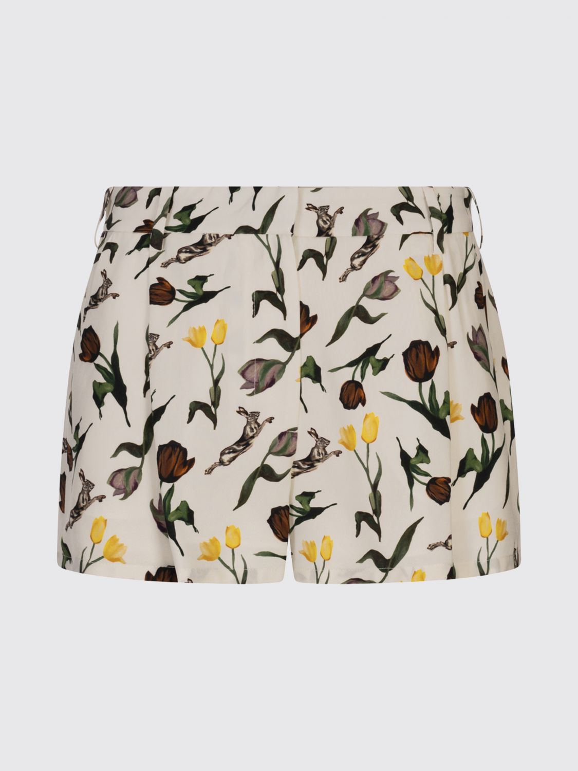 Marni Shorts Woman Color White In Brown