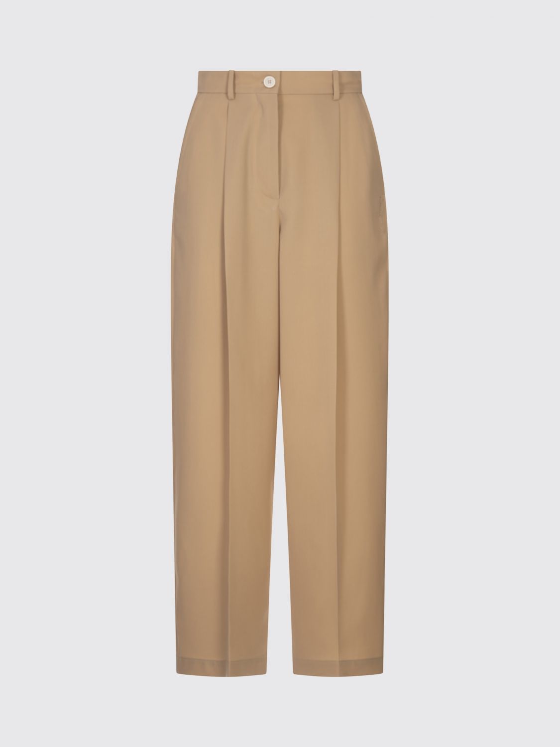 Marni Pants Woman Color Brown In Neutral