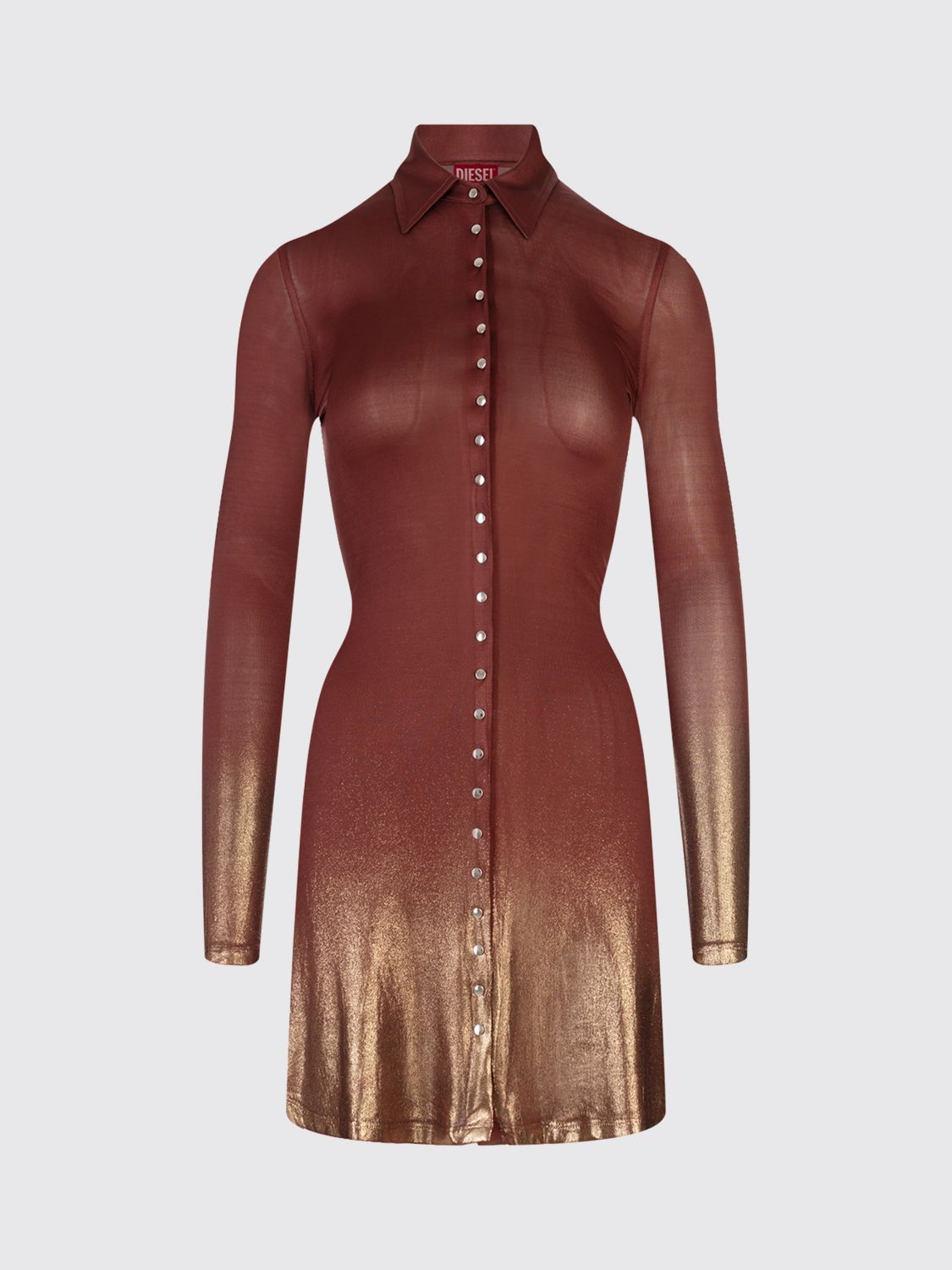 Diesel Jumpsuit Woman Color Brown In Brown