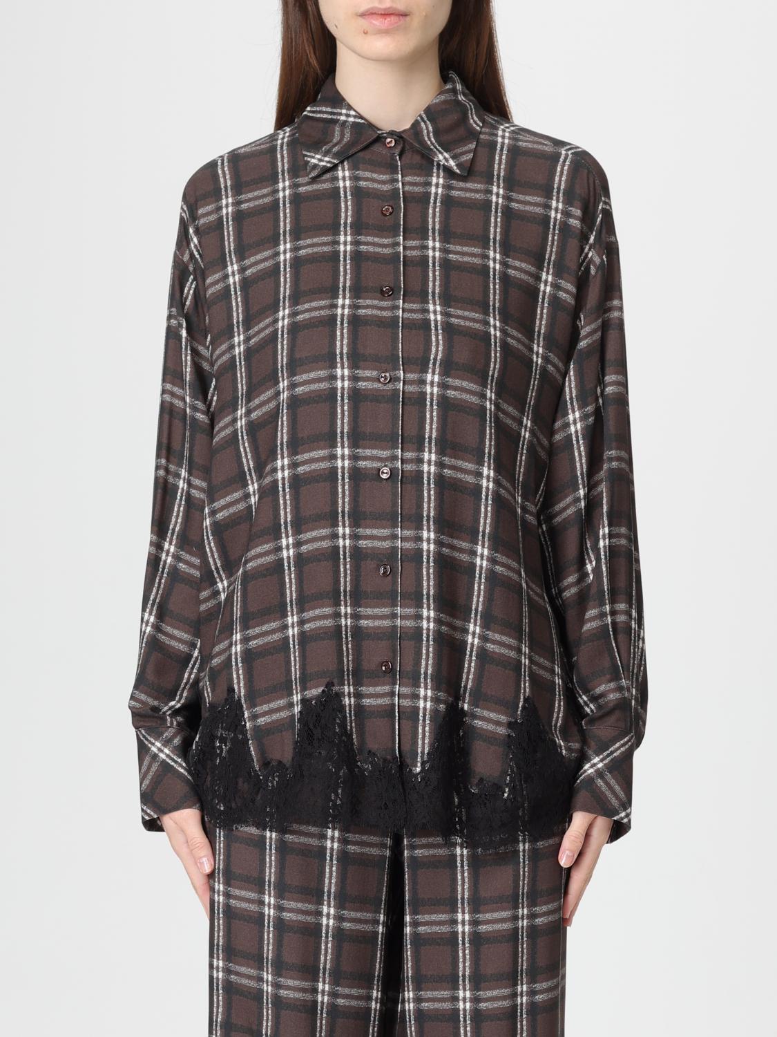 Ermanno Firenze Shirt Woman Color Brown