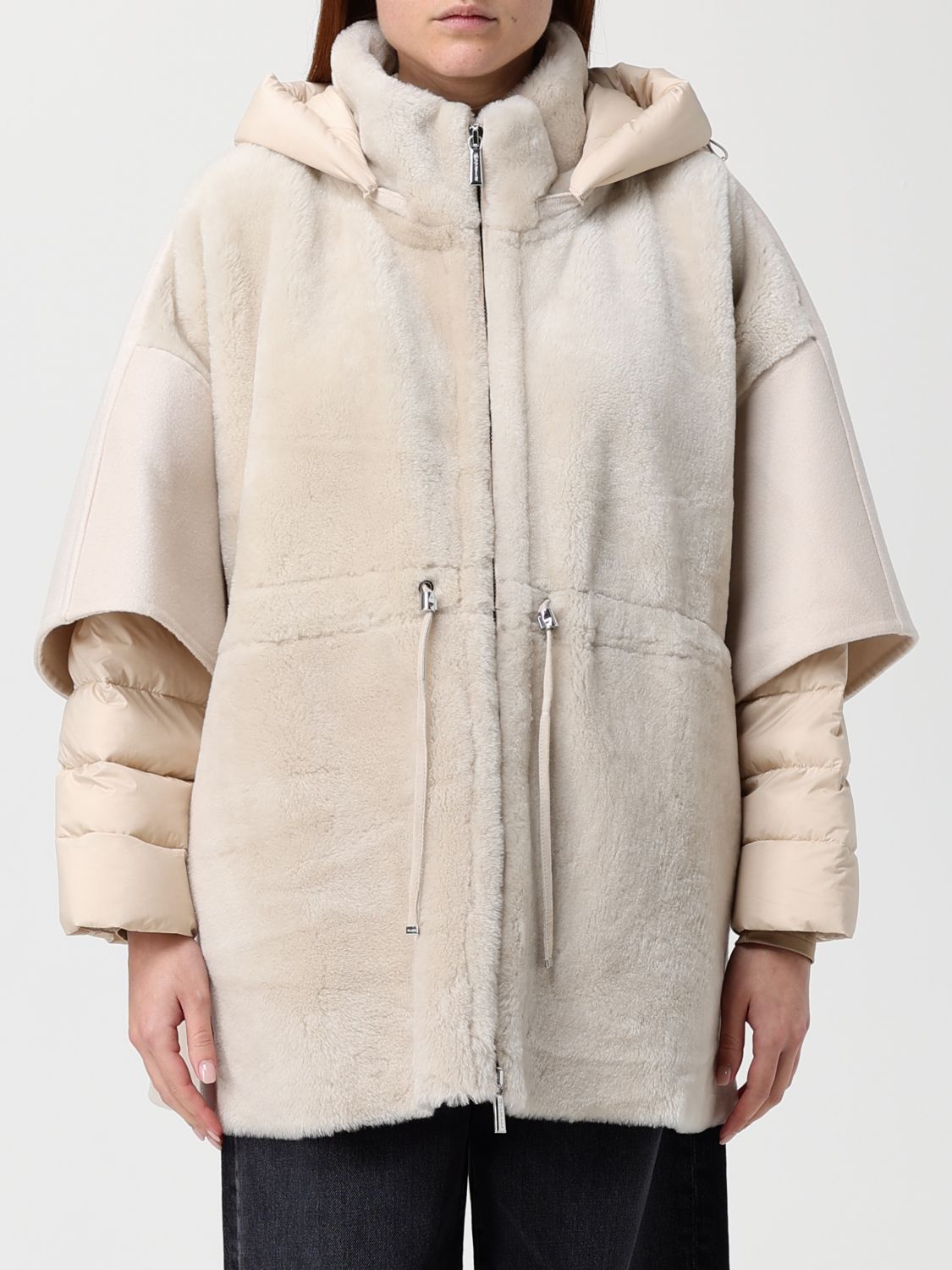 Moorer Jacket Woman Color White In White