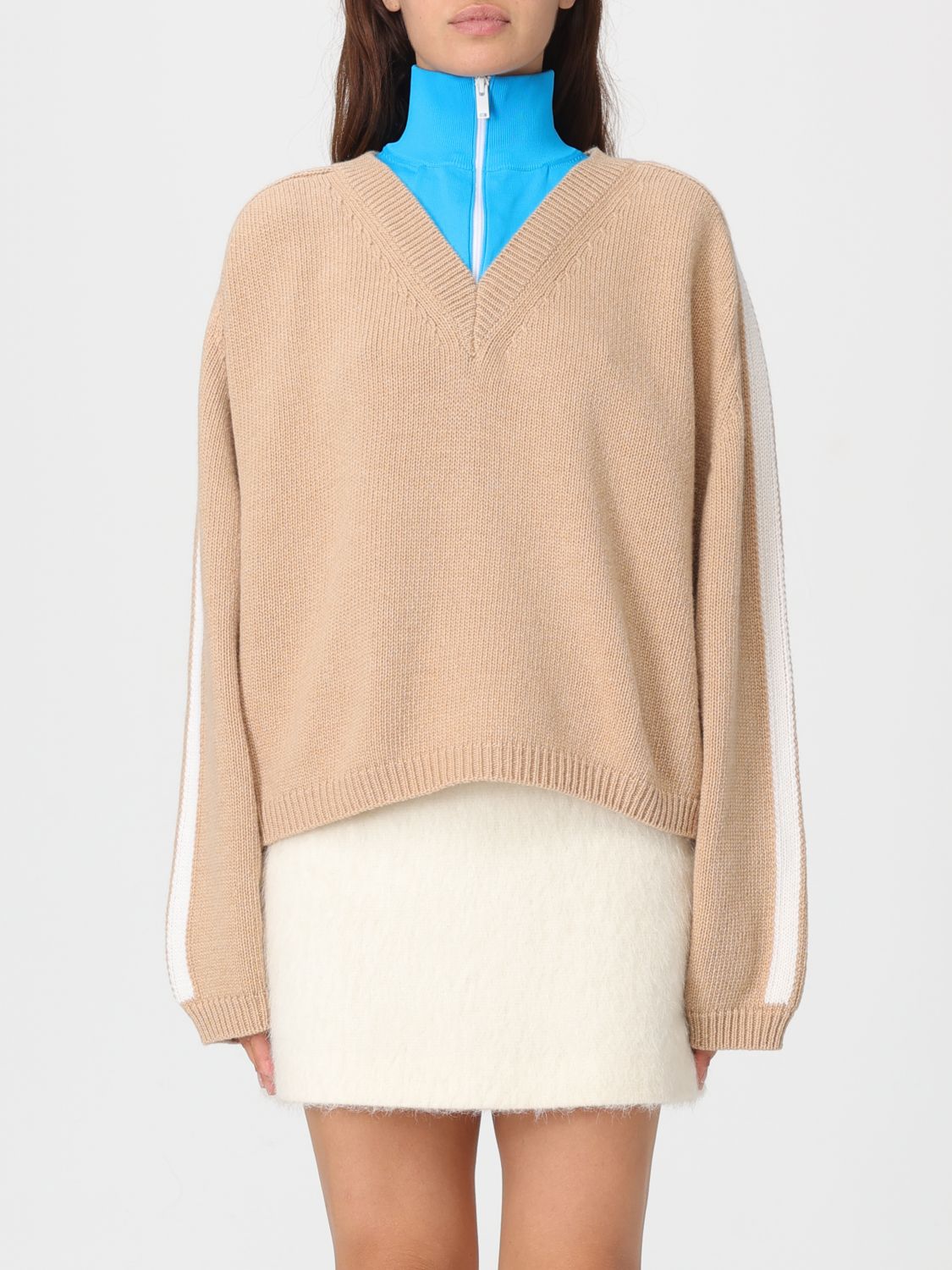 Ssheena Sweater  Woman Color Camel In Brown