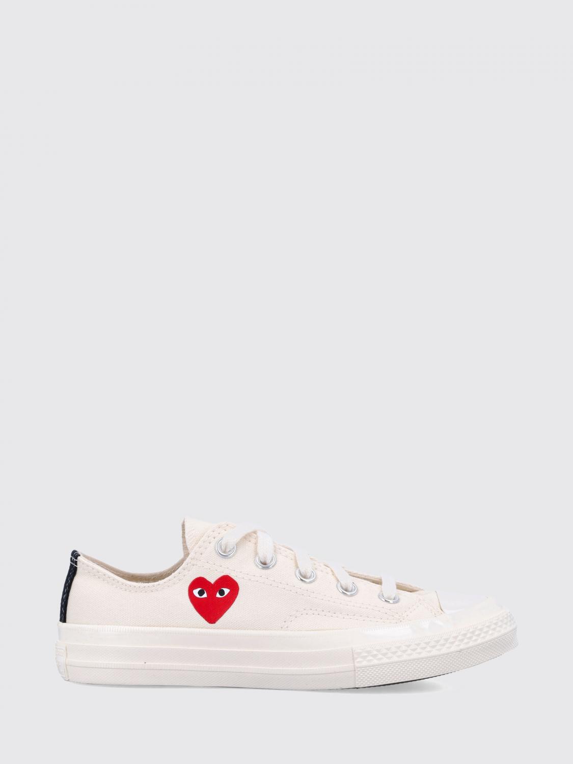 COMME DES GARÇONS PLAY X CONVERSE Sneakers Kids color White　COMME DES GARÇONS PLAY X CONVERSE スニーカー キッズカラー ホワイト COMME