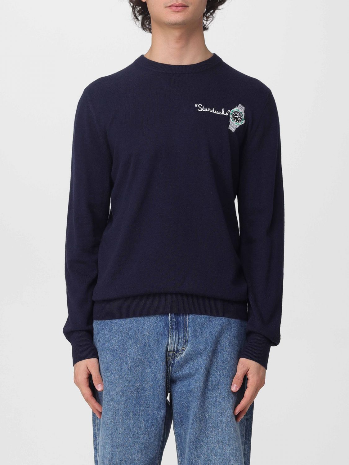 Mc2 Saint Barth Sweater  Men Color Blue In Blue