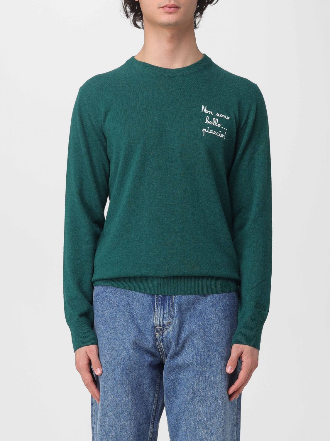 Mc2 Saint Barth Sweater Men Color Green In Green