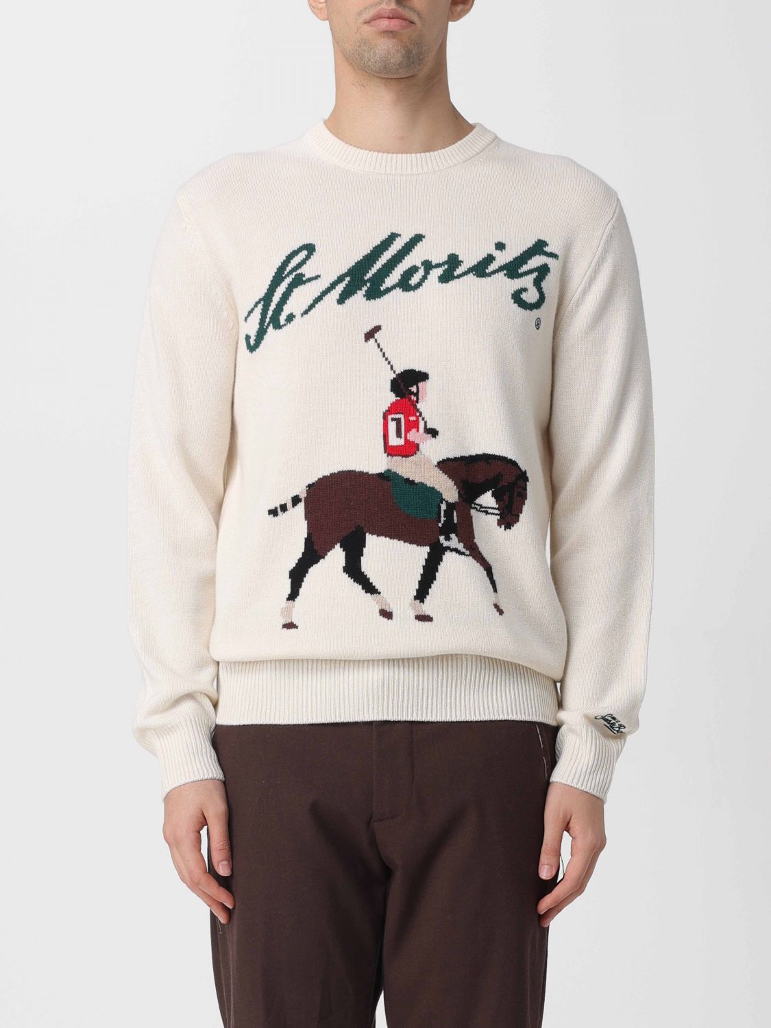 Mc2 Saint Barth Sweater  Men Color White In White