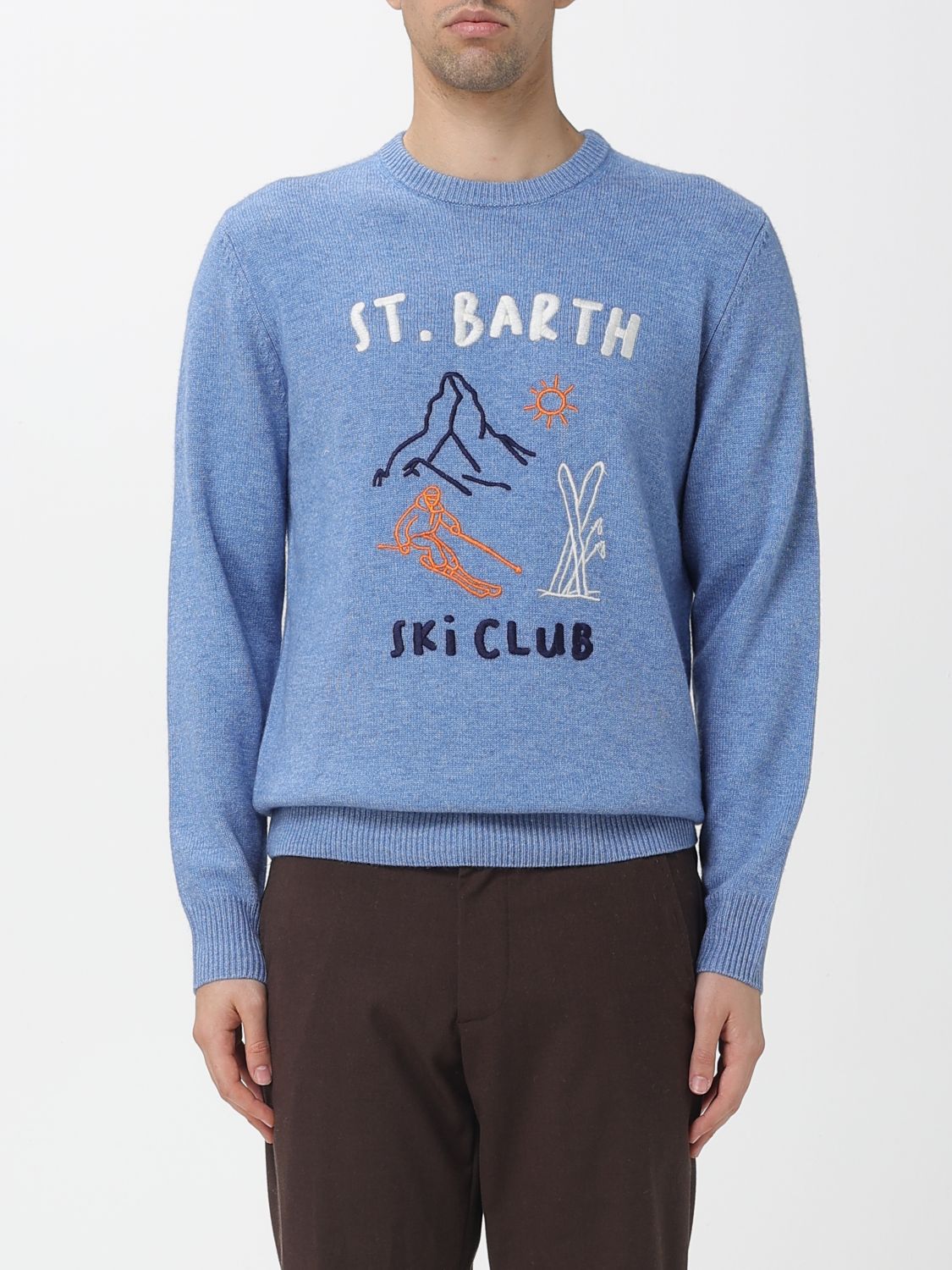 Mc2 Saint Barth Sweater  Men Color Blue In Blue