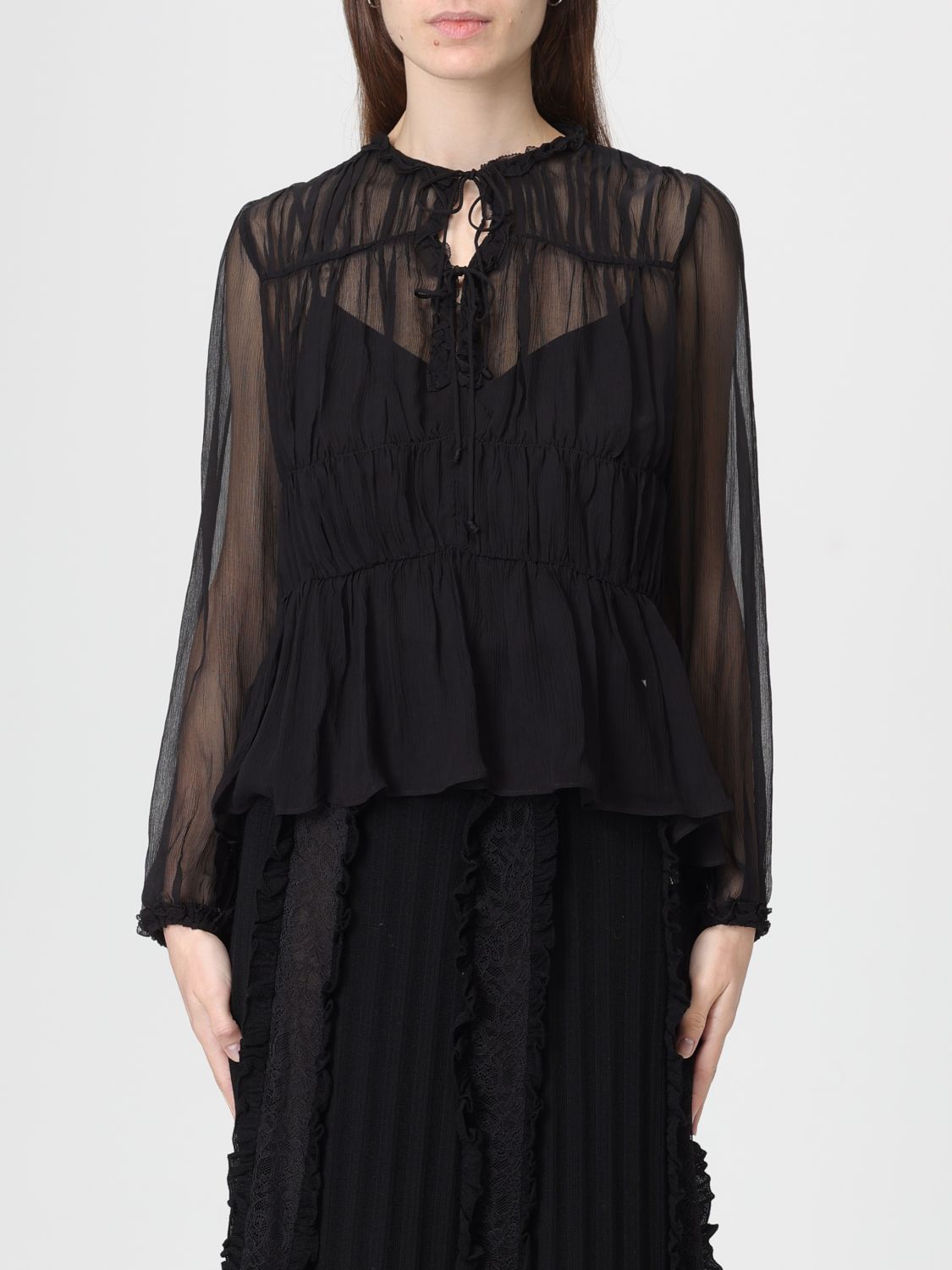 Ulla Johnson Top  Woman Color Black In Black