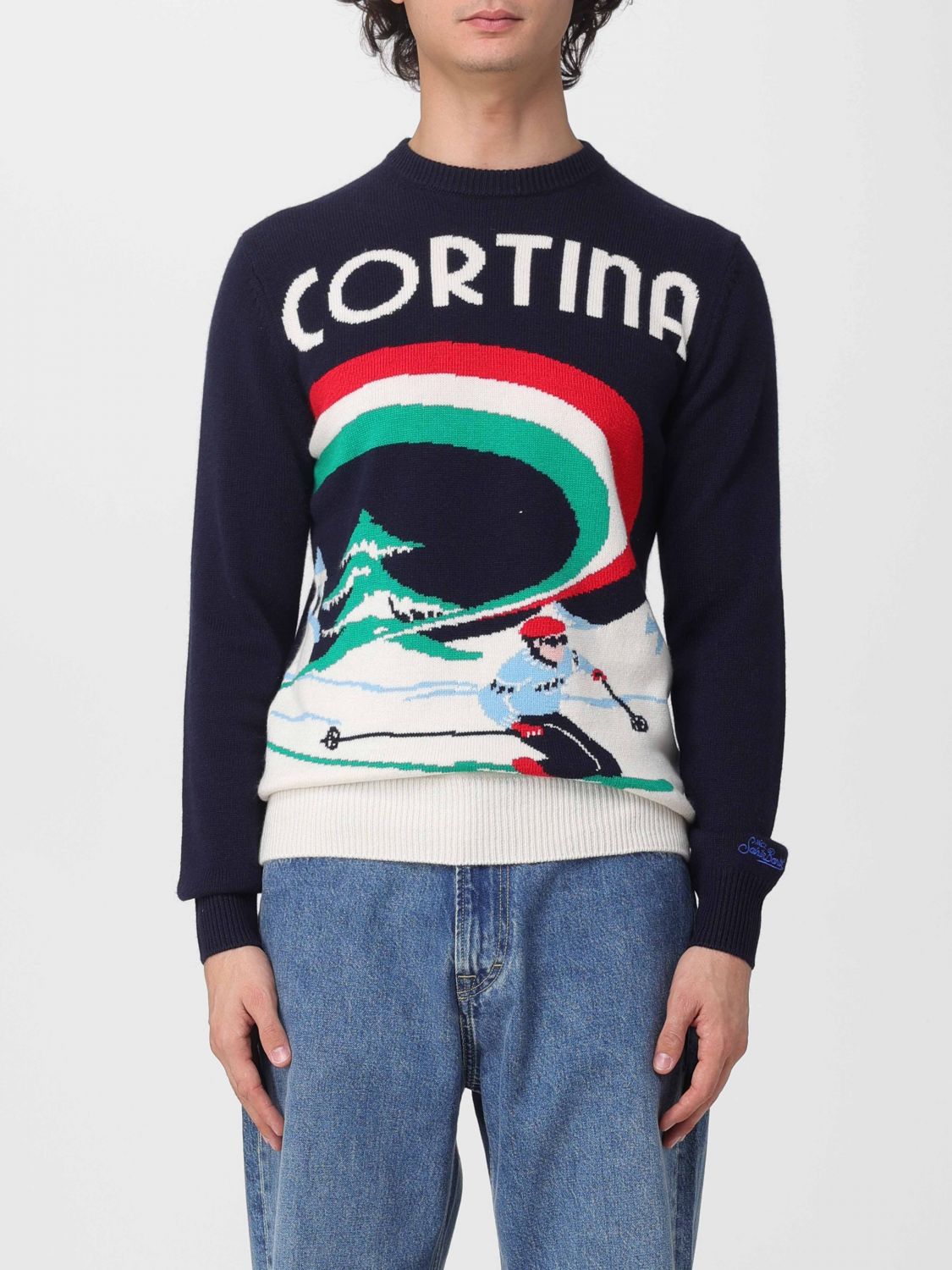 Mc2 Saint Barth Sweater Men Color Blue In Blue