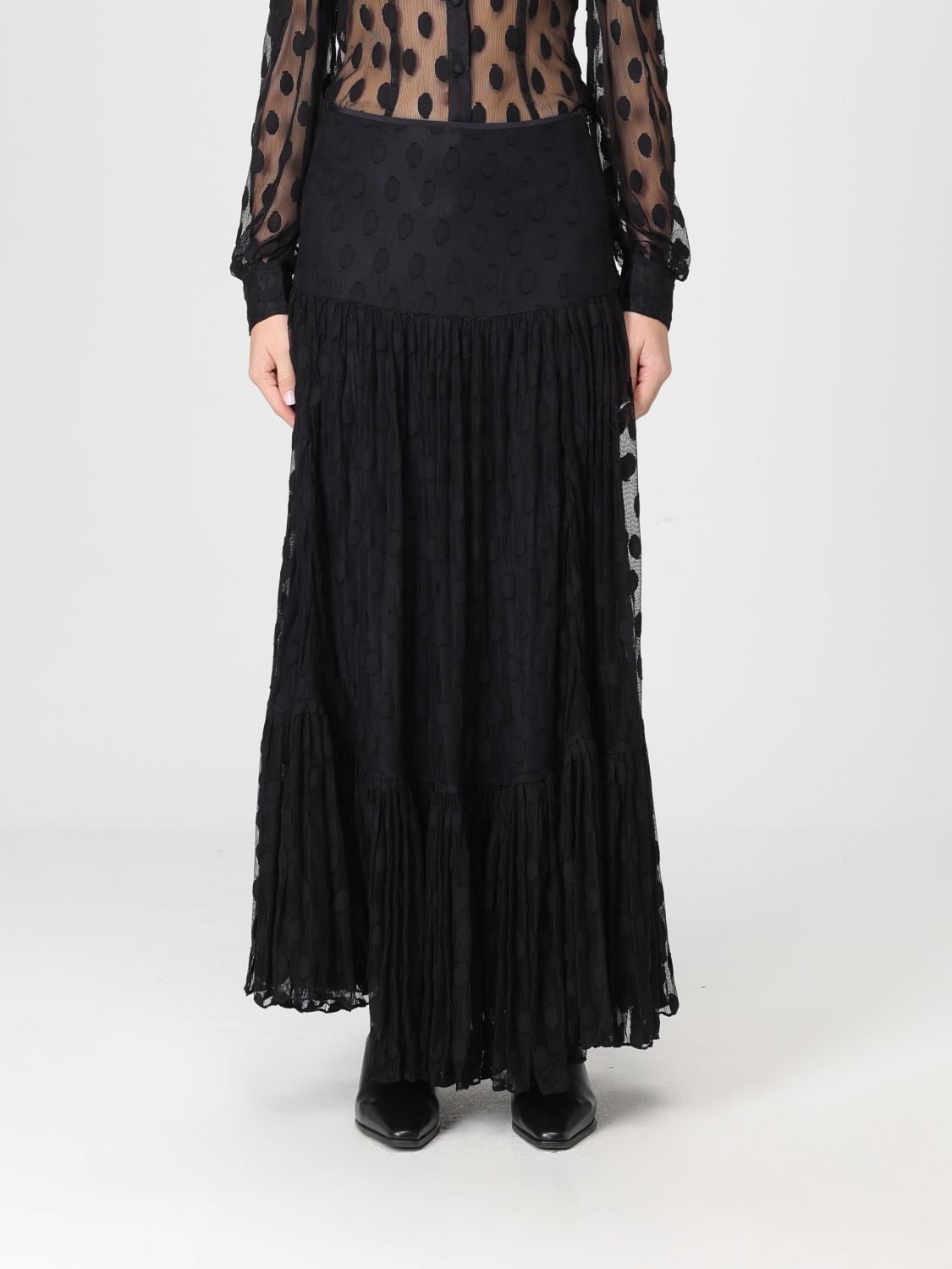 Ulla Johnson Skirt Woman Color Black In Black