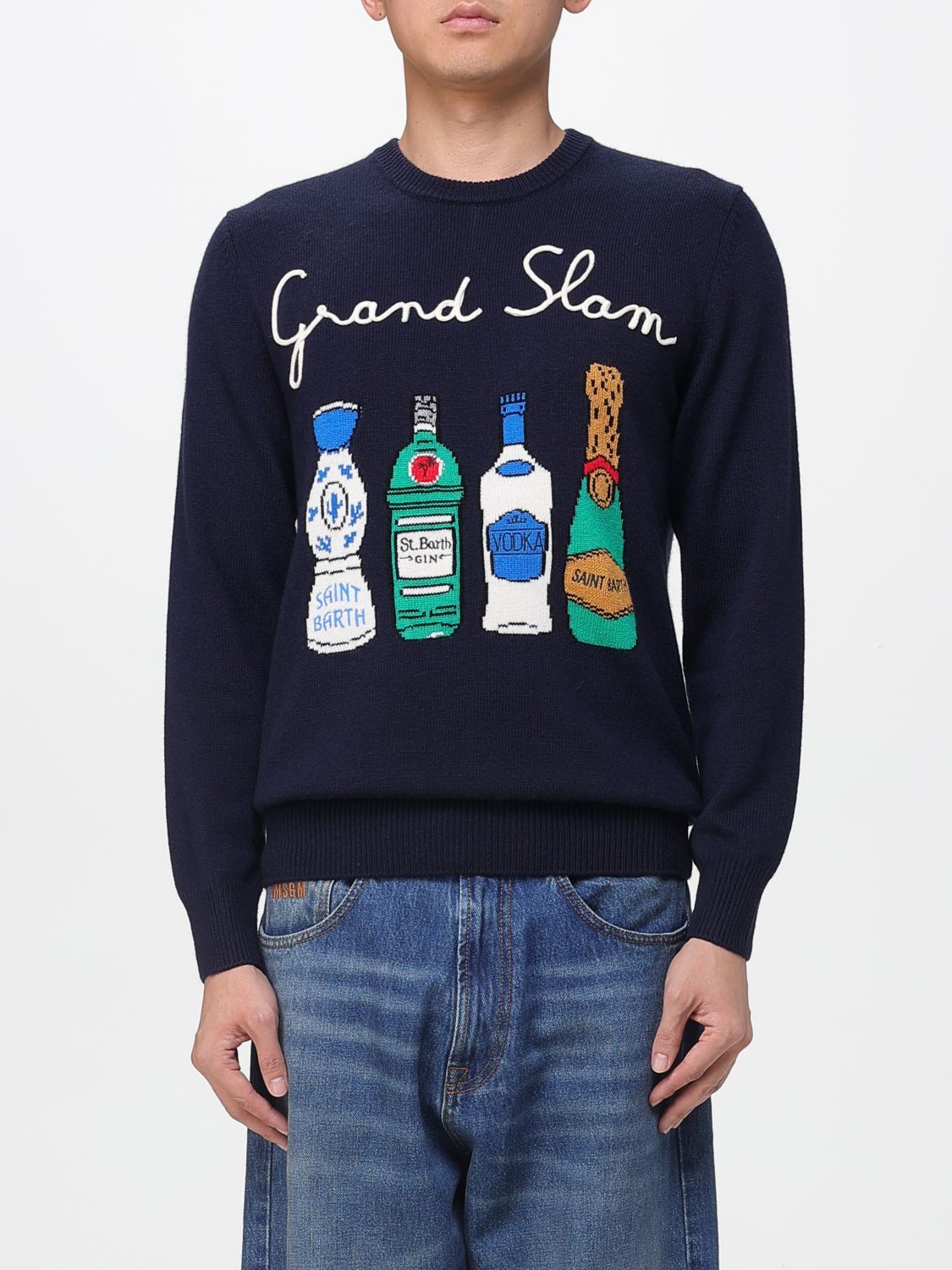 Mc2 Saint Barth Sweater  Men Color Blue In Blue