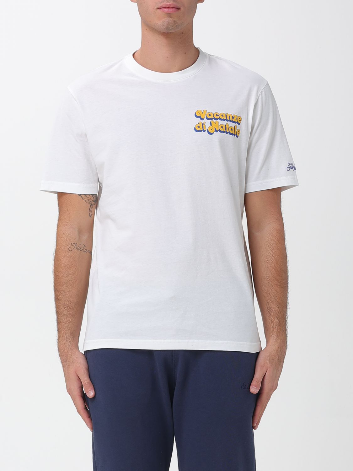 Mc2 Saint Barth T-shirt  Men Color White In White