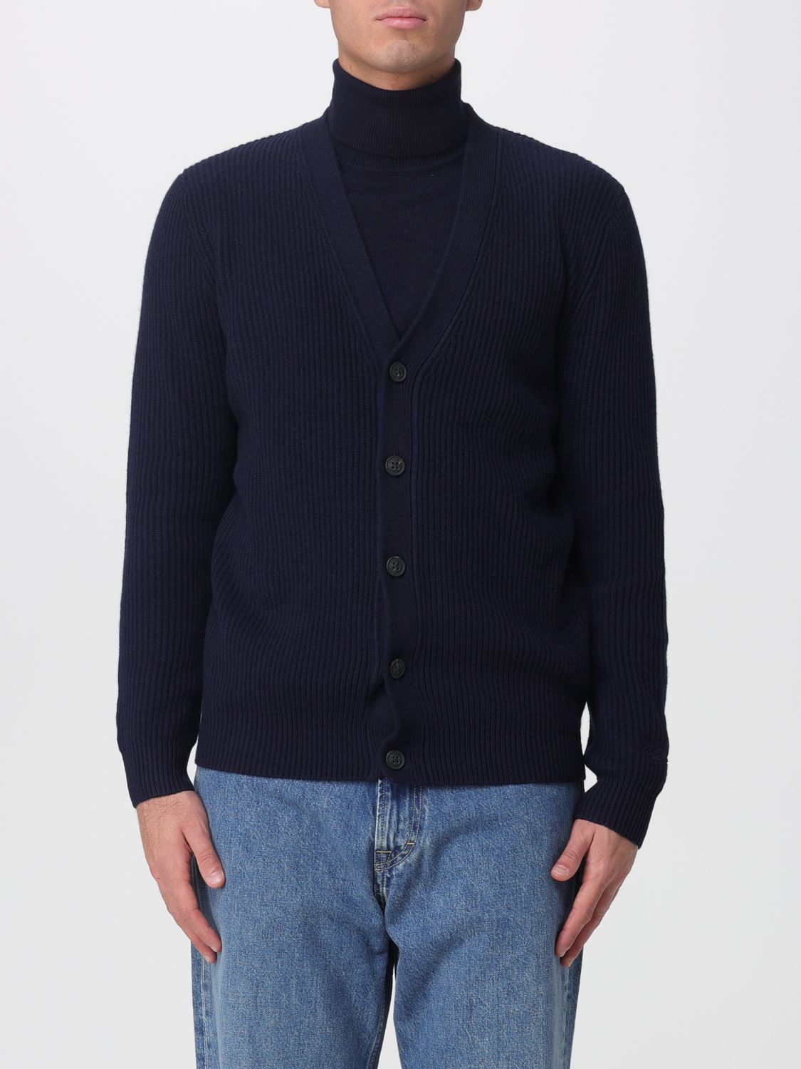 Mc2 Saint Barth Cardigan Men Color Blue In Blue