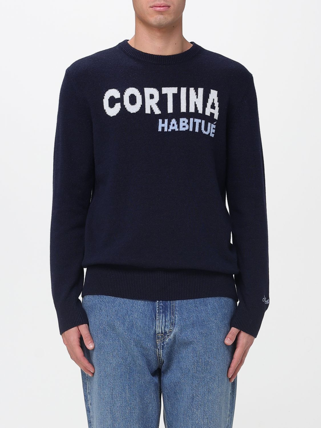 Mc2 Saint Barth Sweater Men Color Multicolor In Blue