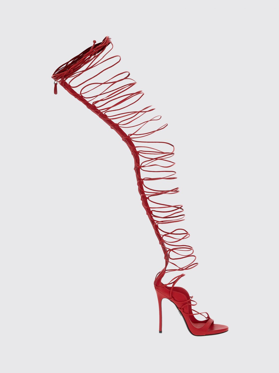 Dsquared2 Flat Sandal  Woman Color Red In Red