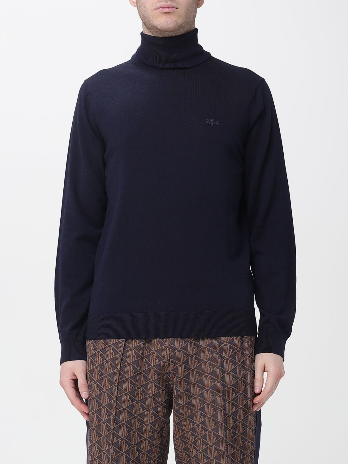 Lacoste Sweater  Men Color Navy In Blue