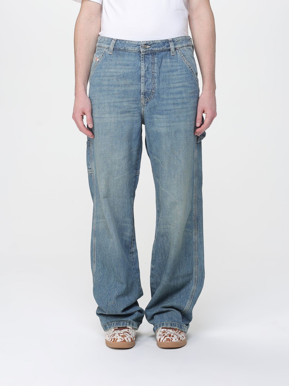 Diesel Jeans  Men Color Natural In White