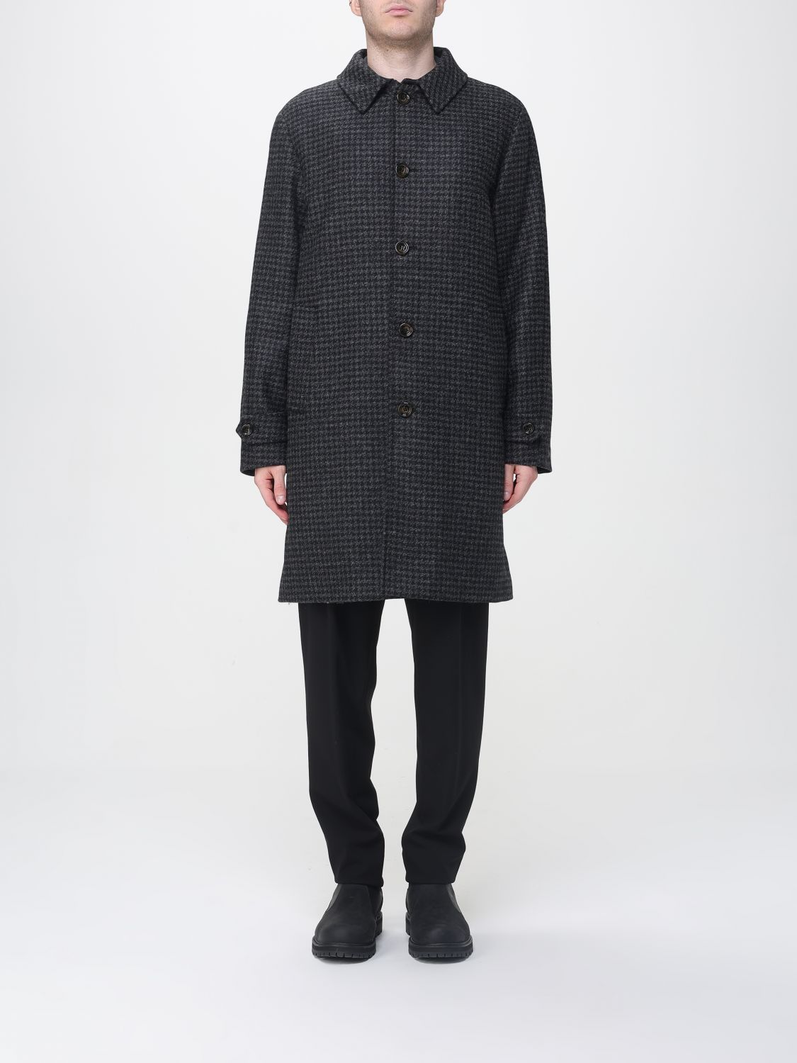 Aspesi Coat  Men Color Black In Gray