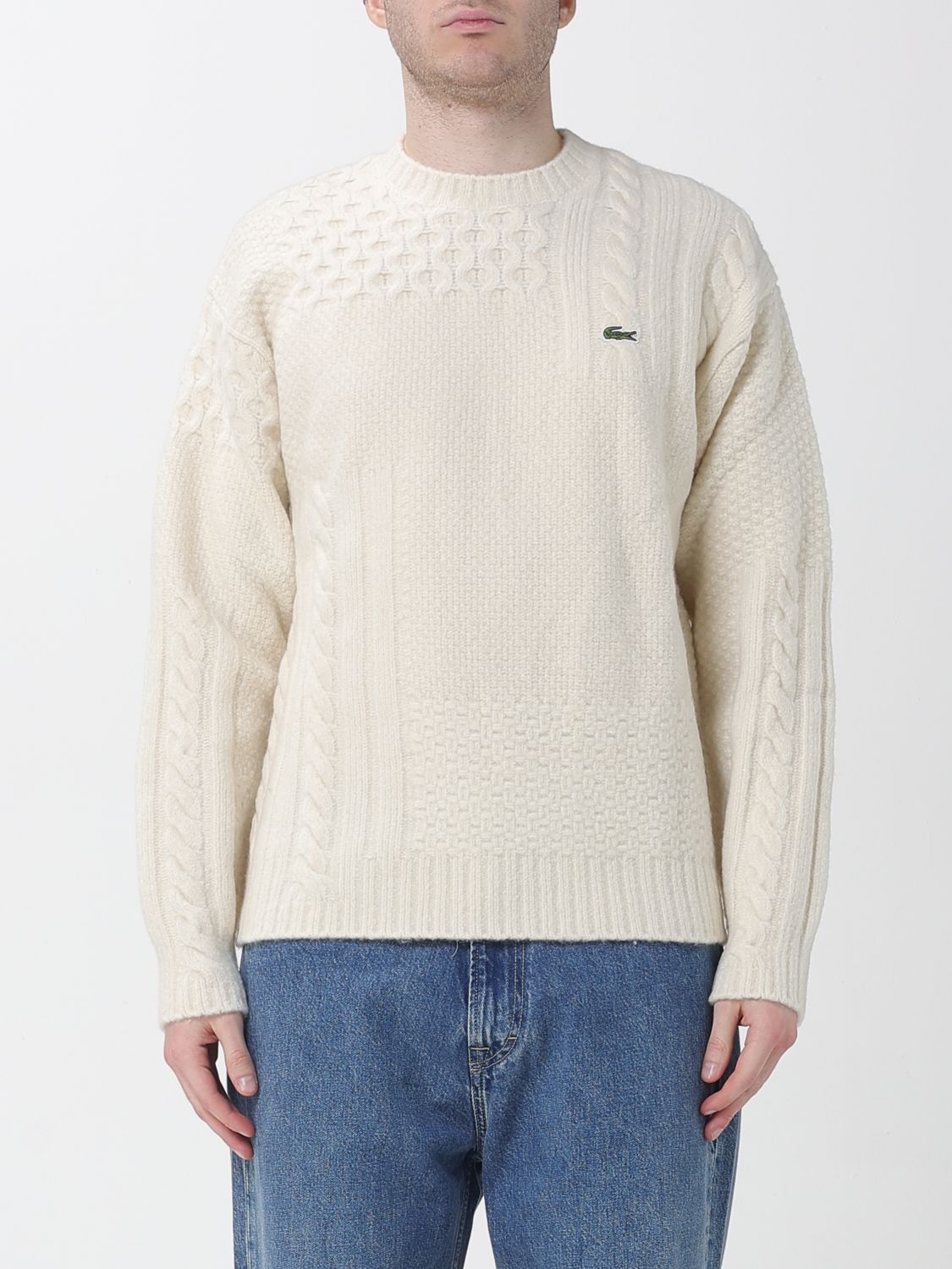 Lacoste Sweater  Men Color Natural In Neutral