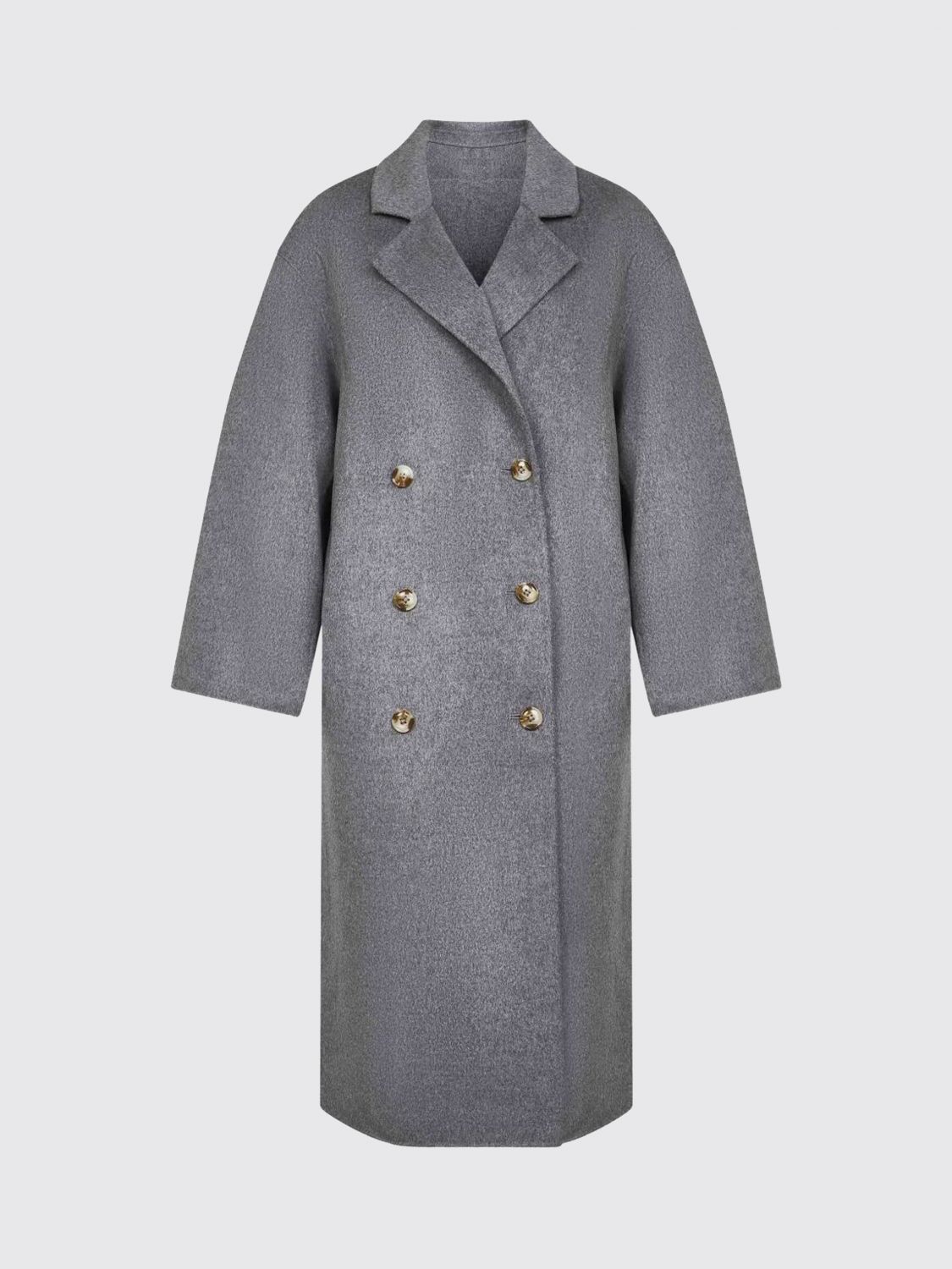 Loulou De Saison 'borneo' Coat In Gray