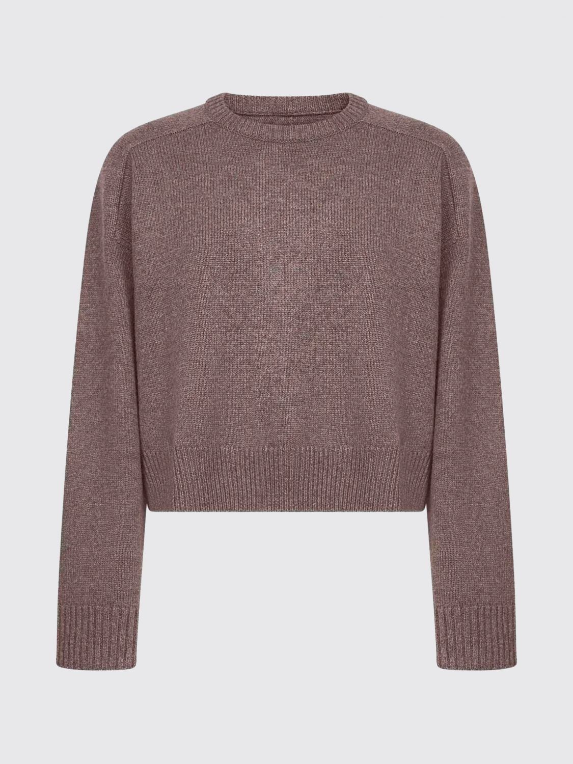 Loulou De Saison Bruzzi Lds Taupe Melange Sweater In Brown