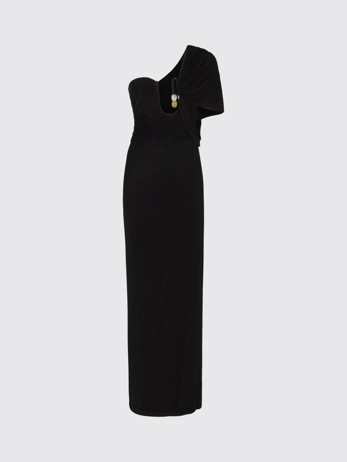 Christopher Esber One-shoulder Maxi Dress In Black