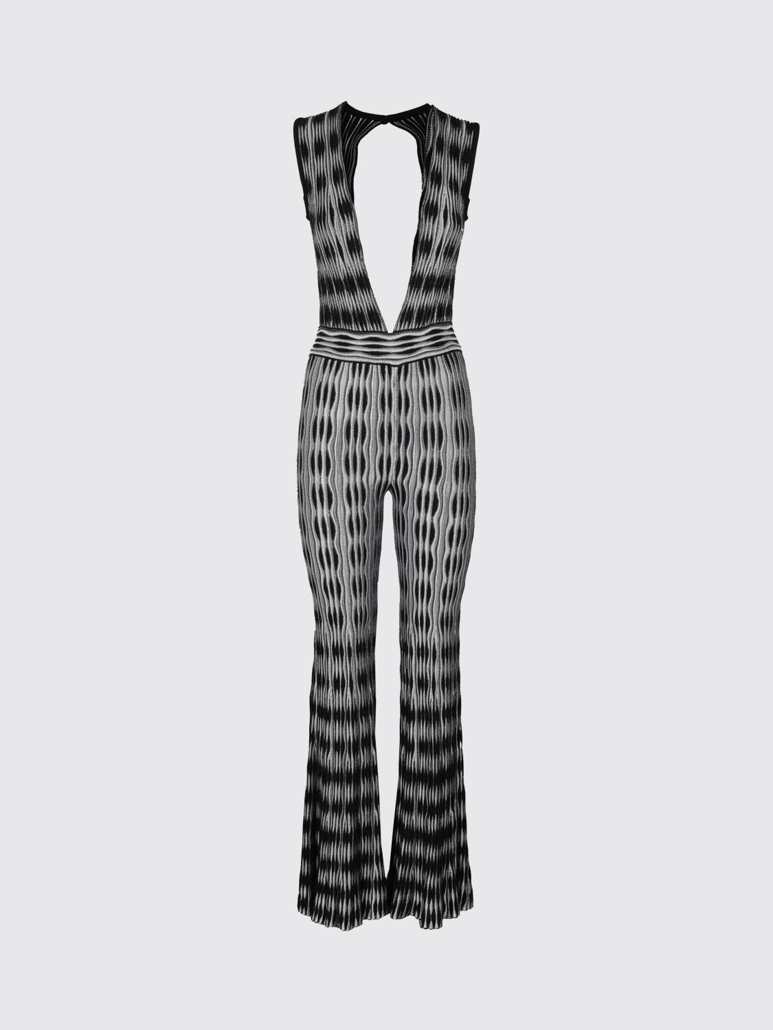 Antonino Valenti Delia Knitted Sleeveless Jumpsuit In Black