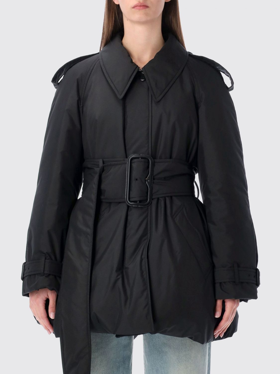 Burberry Jacket  Woman Color Black In Black