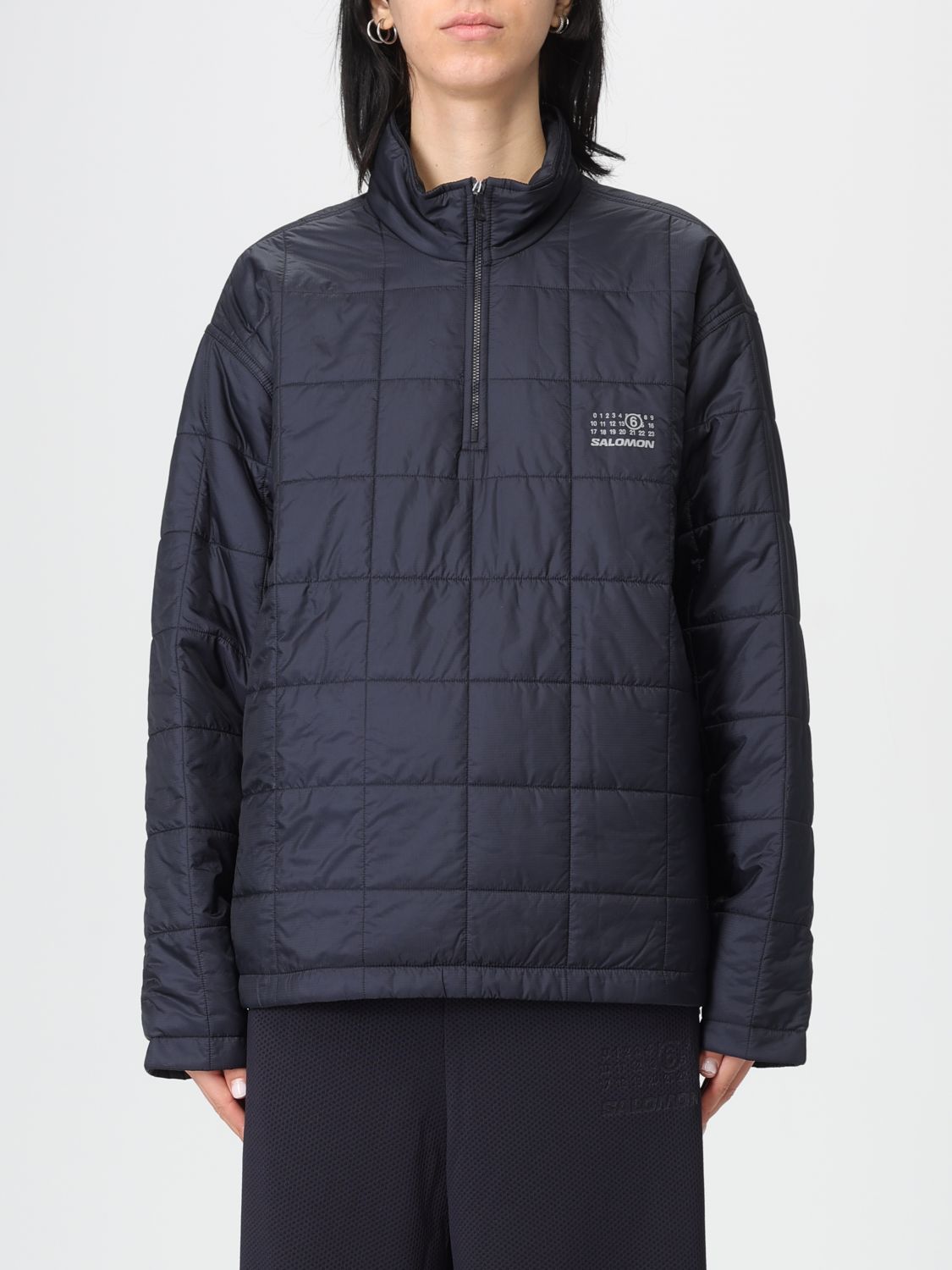 Mm6 Maison Margiela Black Salomon Edition Ripstop Reversible Jacket In Black