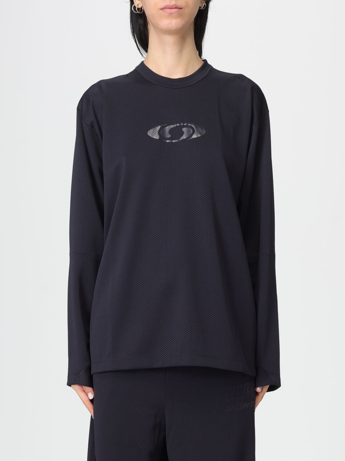 Mm6 Maison Margiela Top Woman Color Black In Black