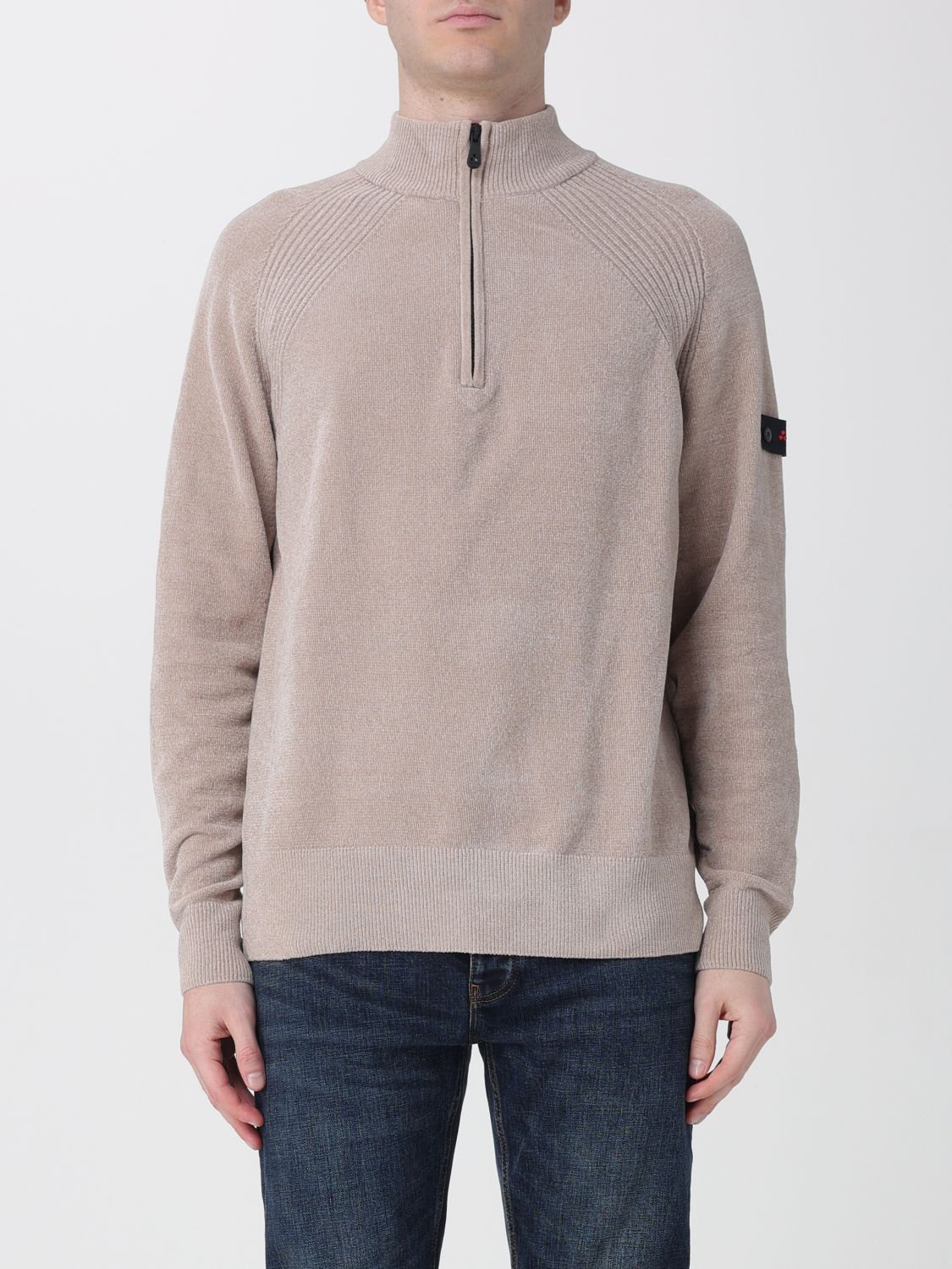 Peuterey Sweater Men Color Beige In Brown