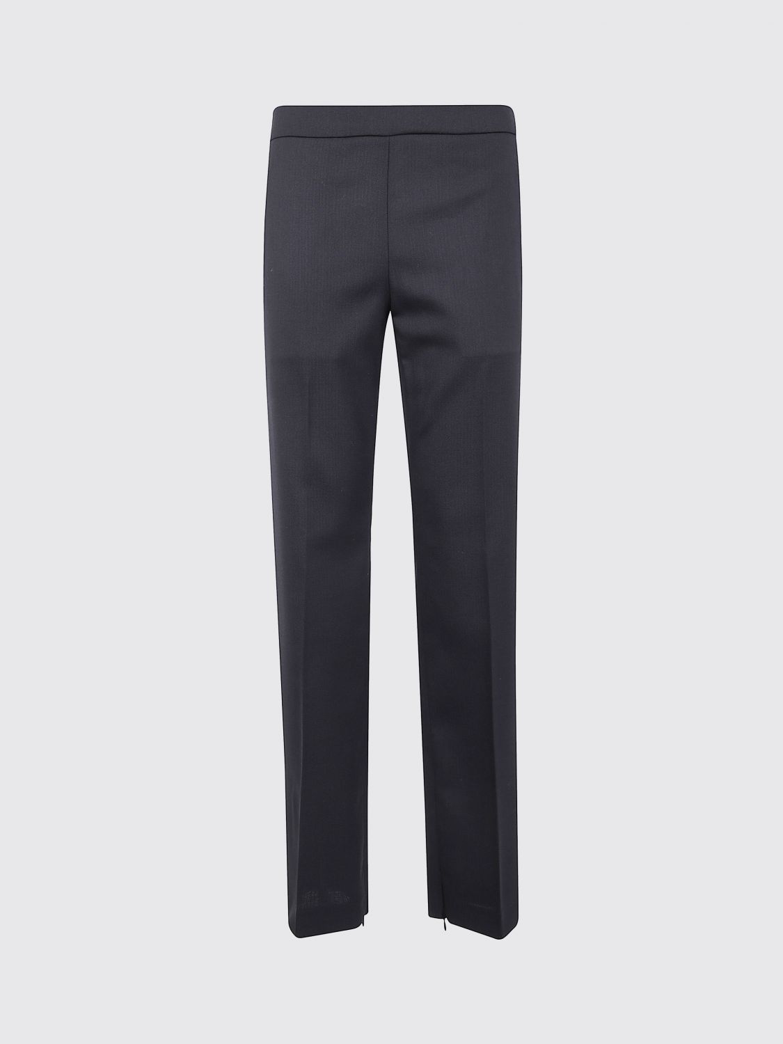 Pinko Wool Trousers In Black