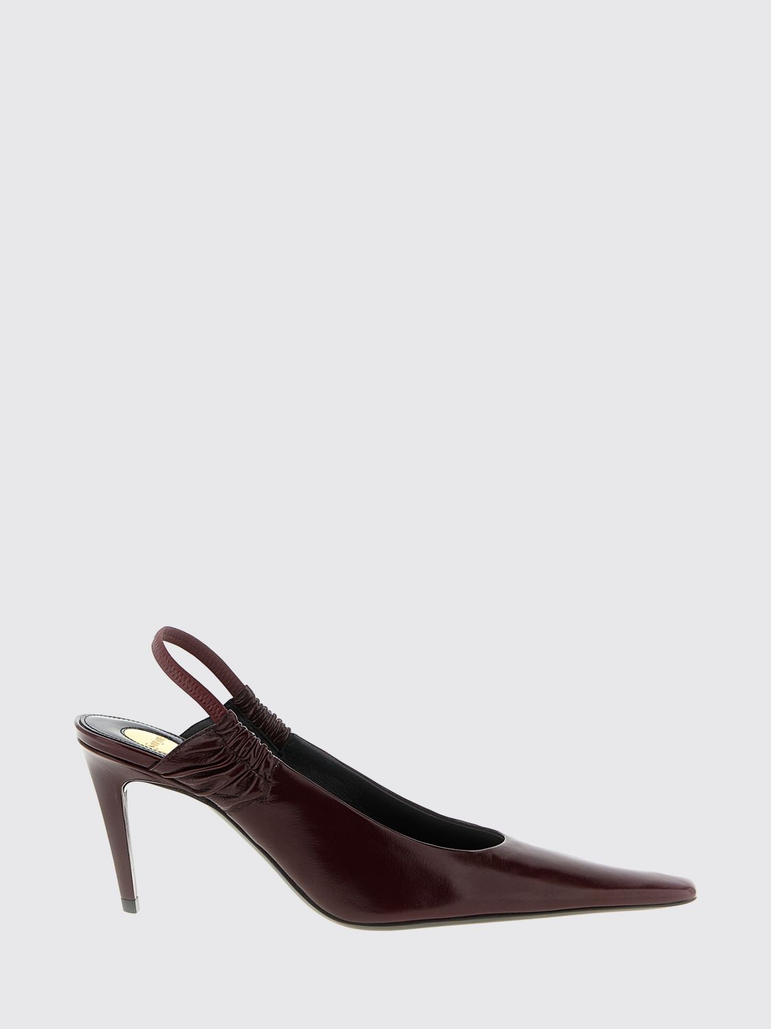 Saint Laurent High Heel Shoes Woman Color Burgundy In Burgundy