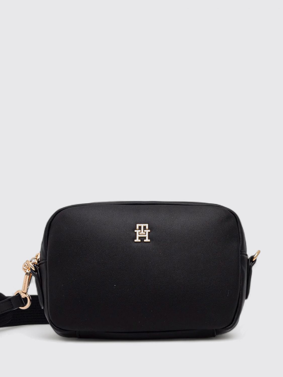 Tommy Hilfiger Th Monogram Crossbody Bag In Black