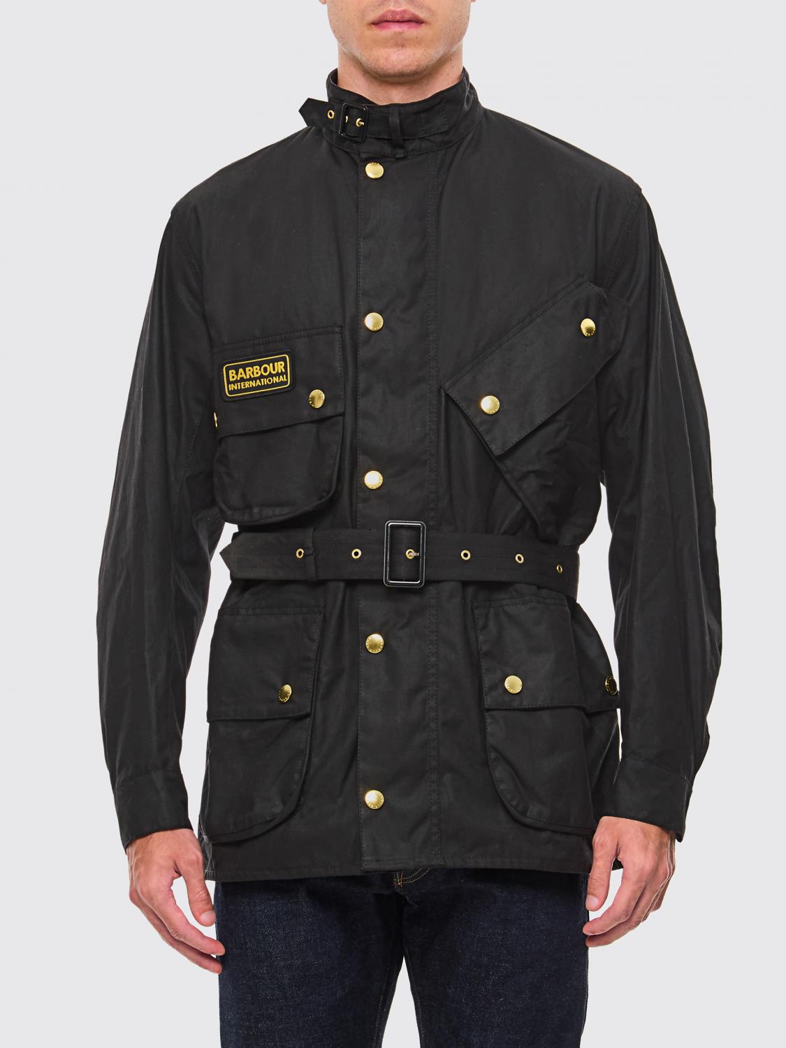 Barbour International Original Wax Jacket In Black