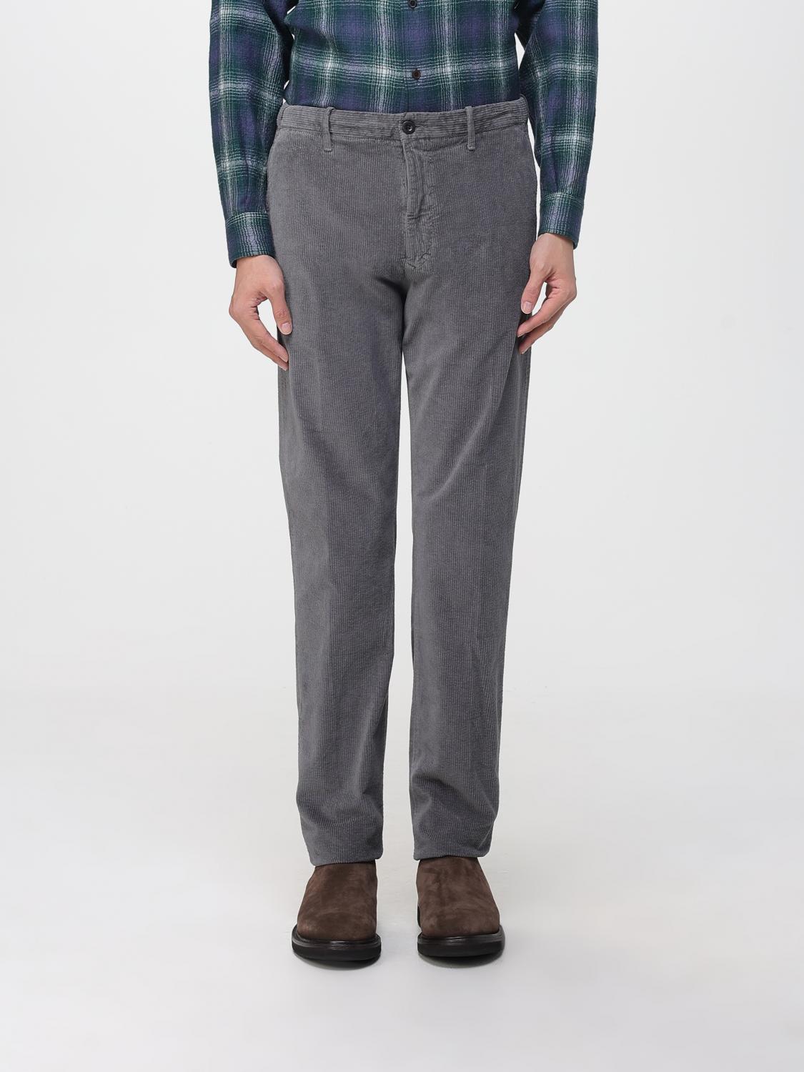 Incotex Pants Men Color Grey In Gray