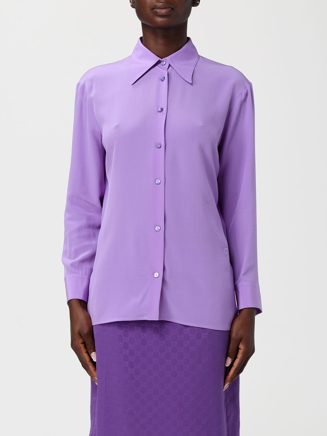 GUCCI Camicia di seta