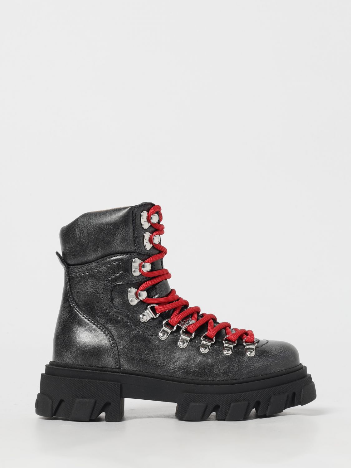 Ganni Hiking Boot In Black
