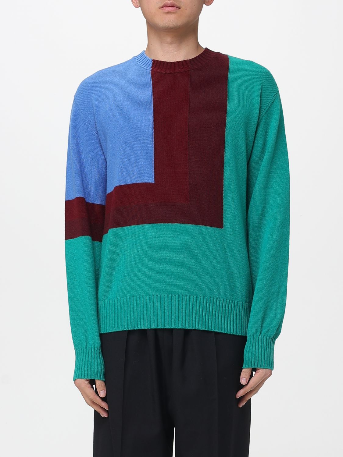 Loewe Wool Sweater Knitwear Multicolor In Multi