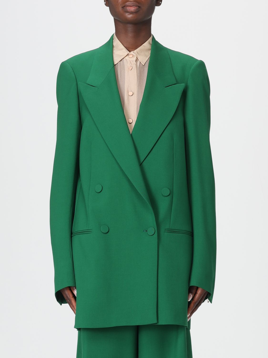 Dries Van Noten Blazer  Woman Color Green In Green