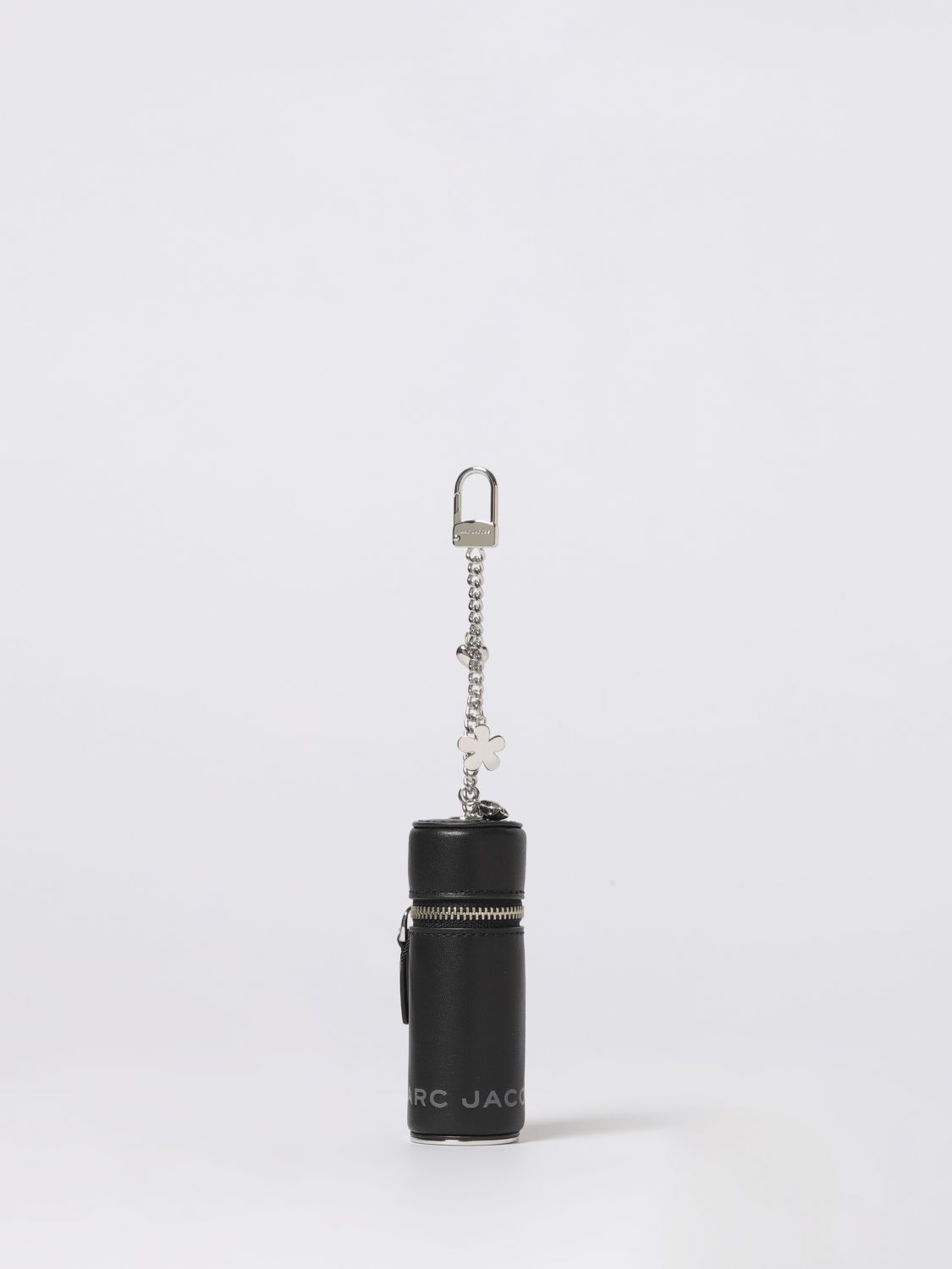 Marc Jacobs The Lipstick Leather Case Charm In Black