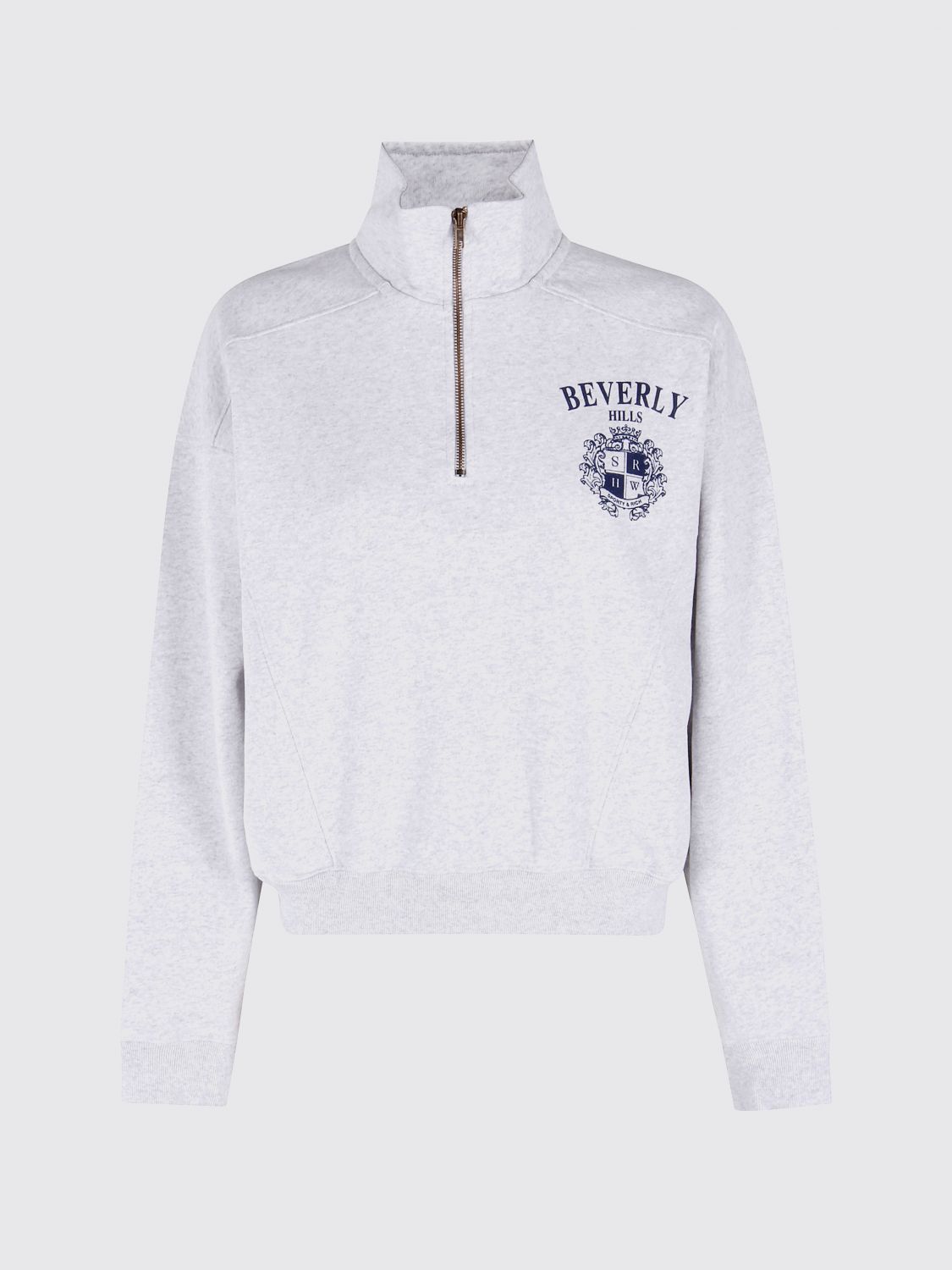 Sporty And Rich Sweatshirt Sporty & Rich Woman Color Grey In Gray