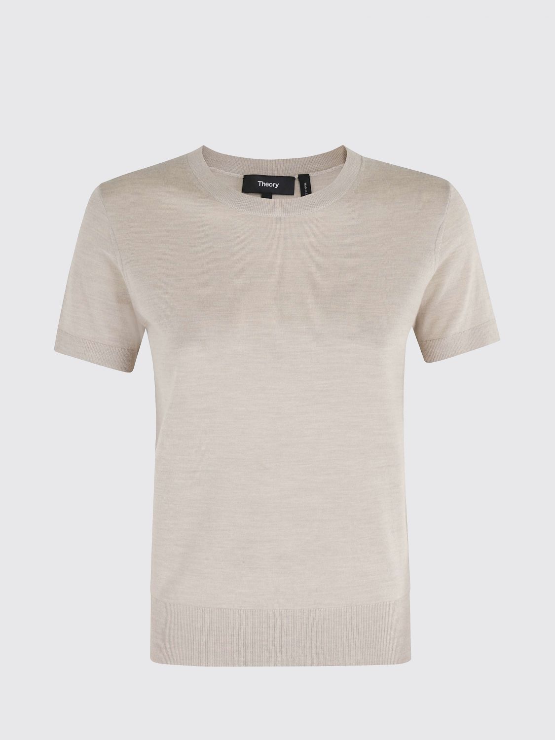 Theory T-shirt  Woman Color Sand In Neutral