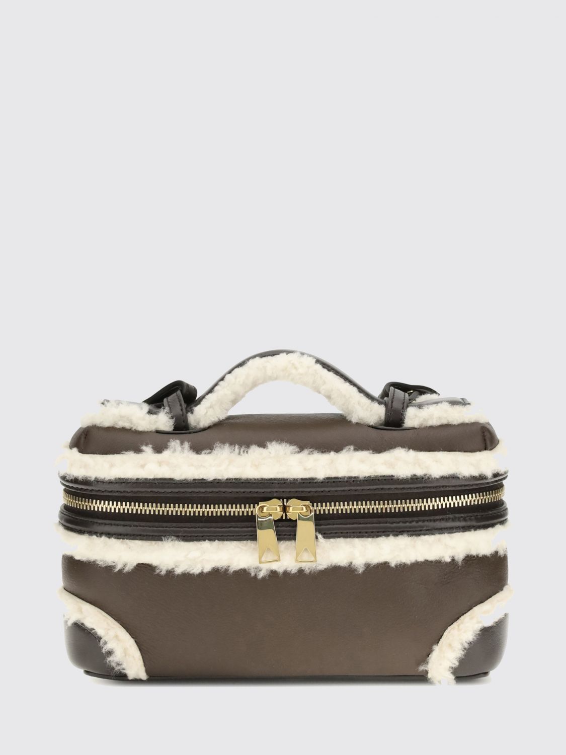 Borsa Bang Bang Bottega Veneta in pelle e shearling di lana merino