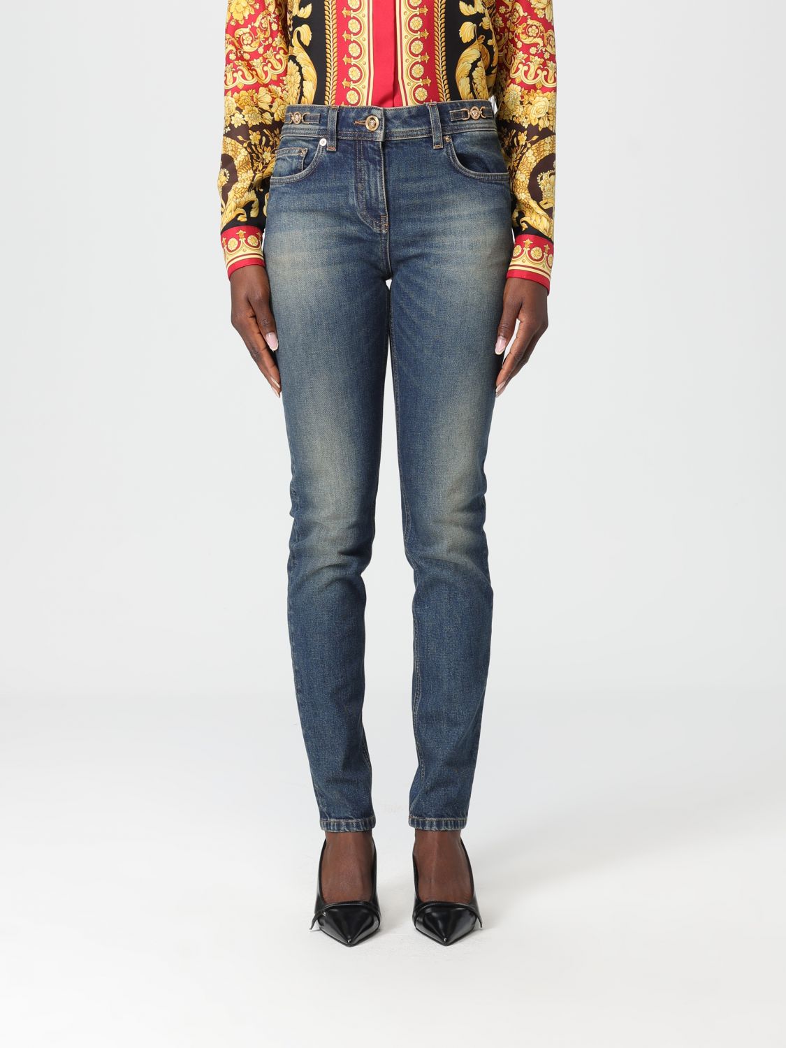 Jeans VERSACE Donna colore Denim