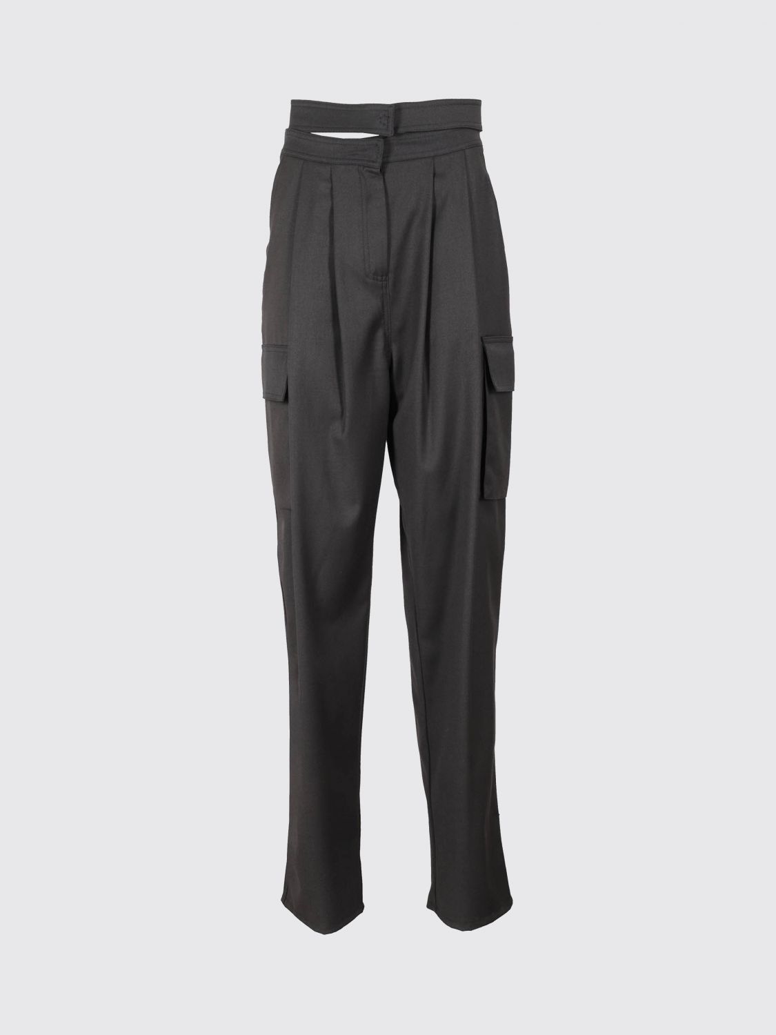 Andreädamo Pants Andreadamo Woman Color Grey In Gray