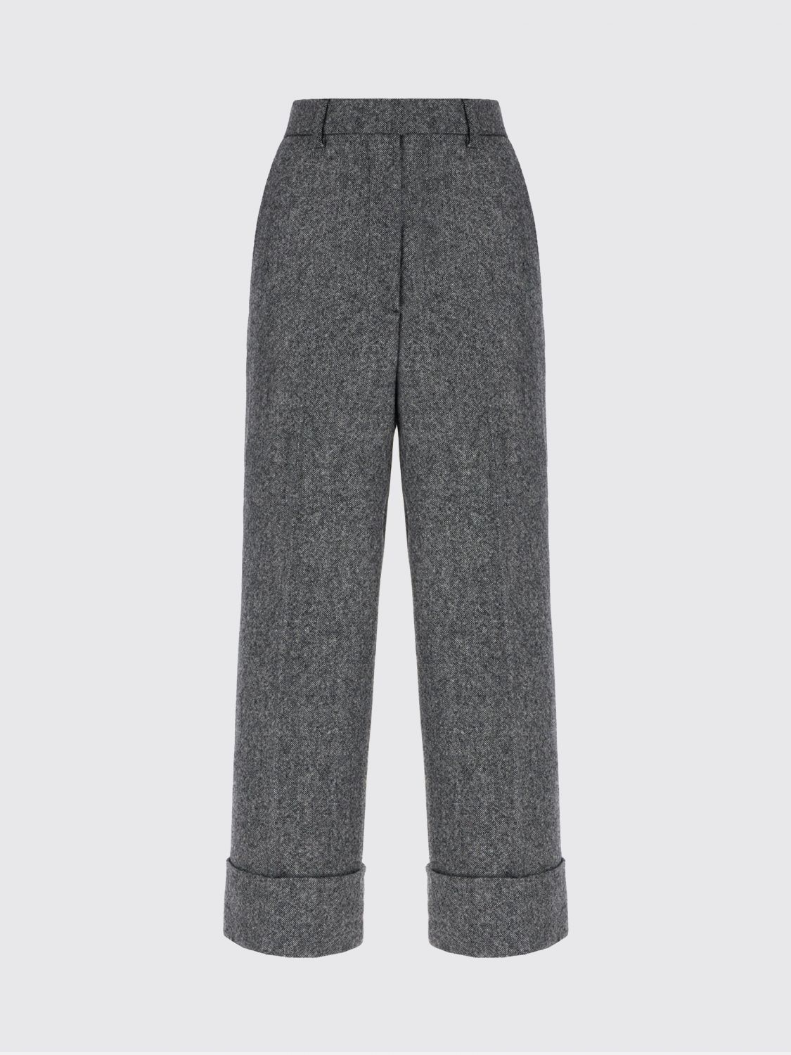 Thom Browne Pants  Woman Color Grey In Gray
