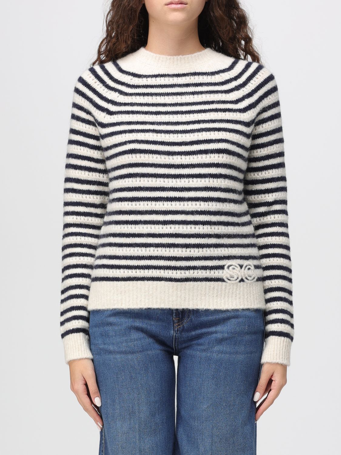 Semicouture Sweater  Woman Color White In White