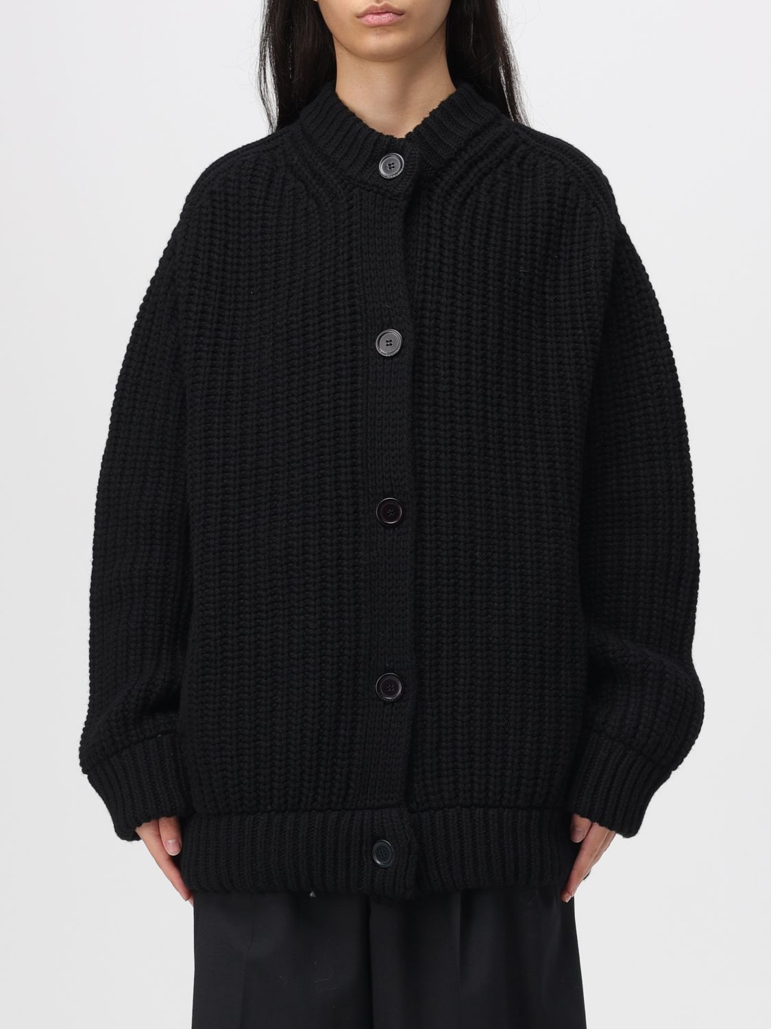 Semicouture Sweater Woman Color Black In Black