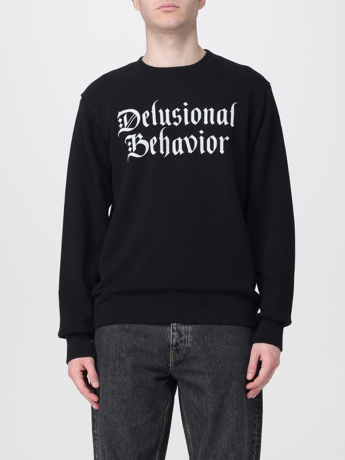 Undercover Uc2e4892-1 Delusional Behavior Sweatshirt In Black